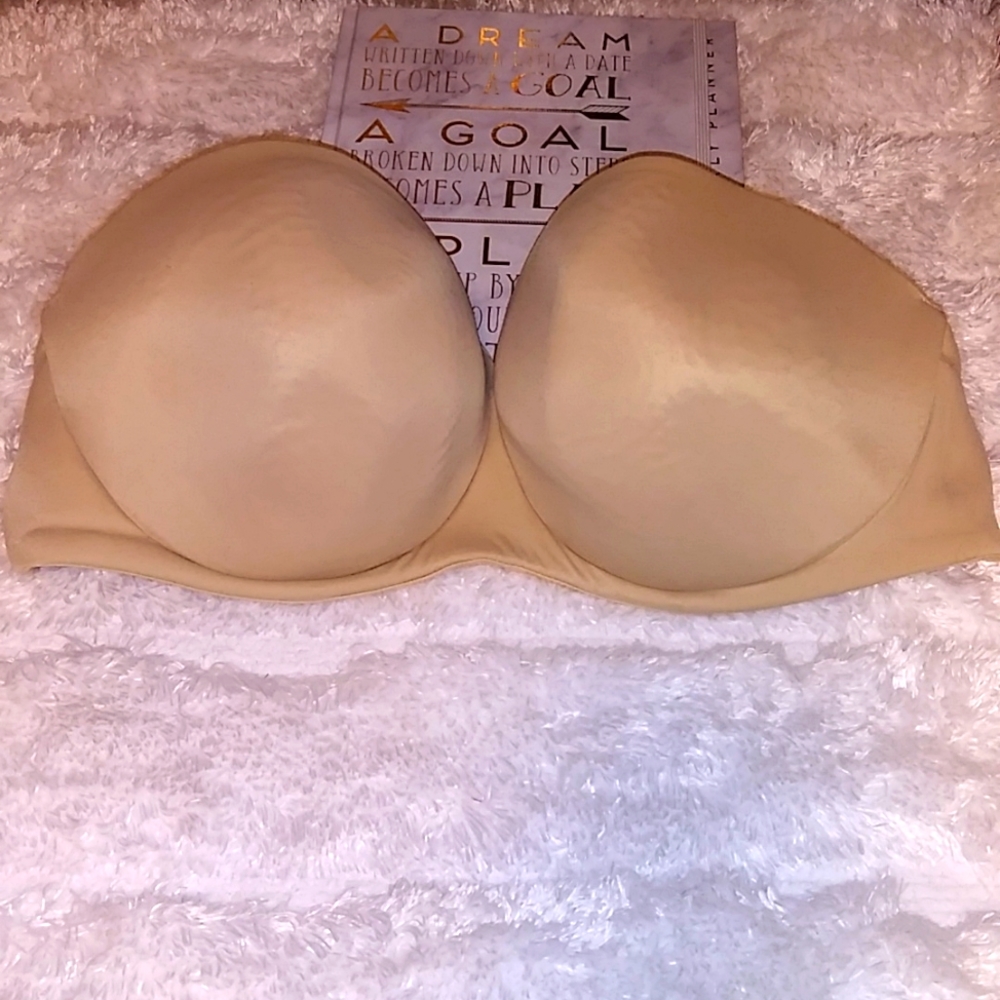 Natural Shaping Nude Strapless Bra 40D